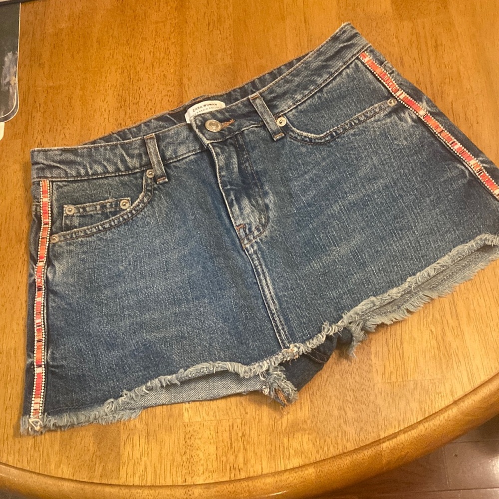 Zara Woman Premium Denim Collection , Size 2 Skort